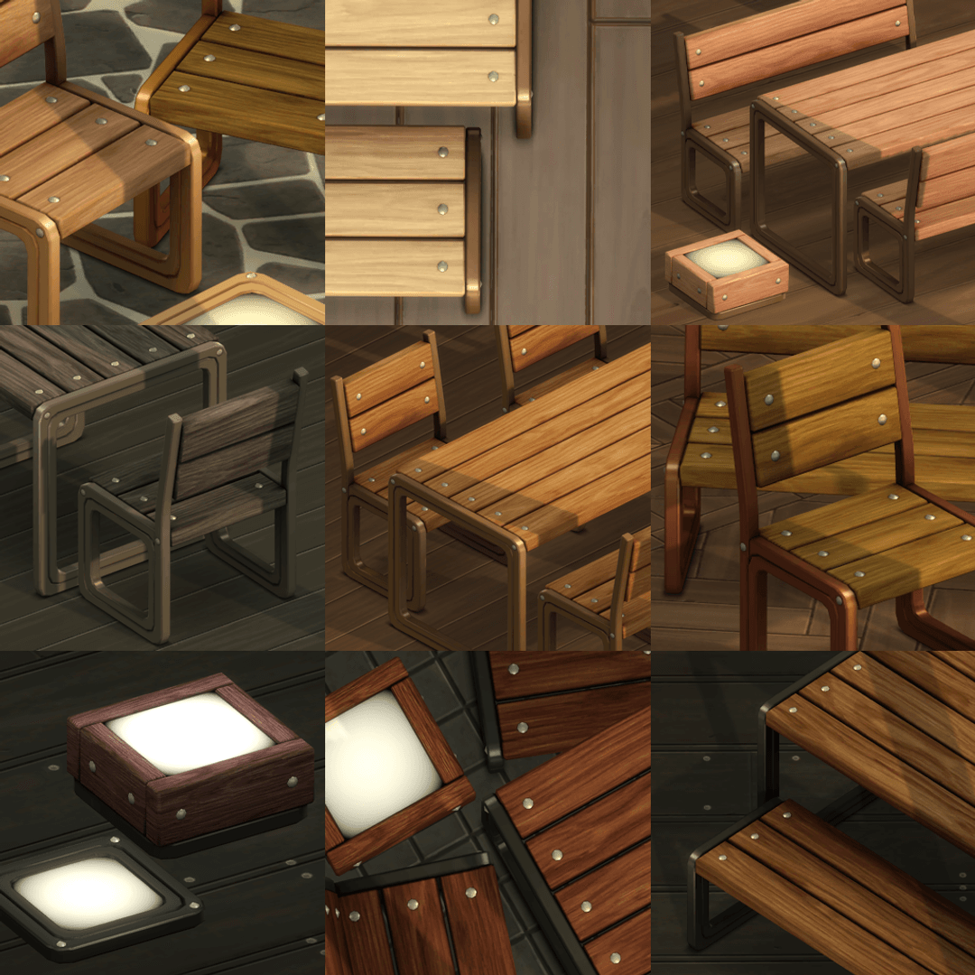 Галерея мода Сет мебели Simple Classics Furniture Set #2